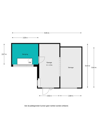 Plattegrond - Graaf Florisstraat 22, 4791 CB Klundert - Graaf Florisstraat 22 - Garage - 2D.jpg